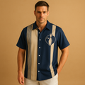 Bowling print polo shirt for men | Marcus