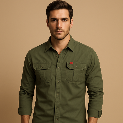 Cargo cotton shirt for men | Ethan