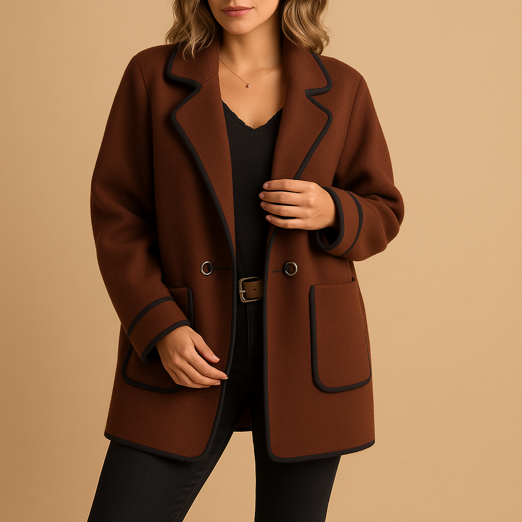 Casual lined blazer for women | Hazel