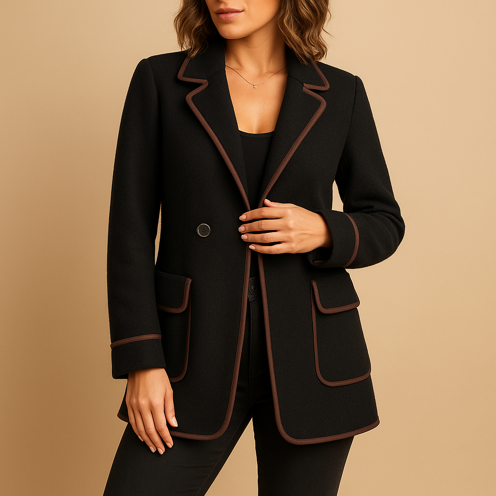 Casual lined blazer for women | Hazel