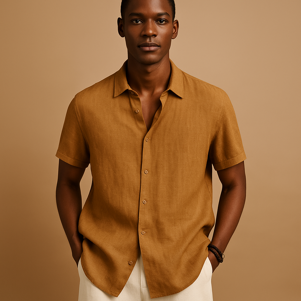 Casual short sleeve summer shirt for men | Nathan