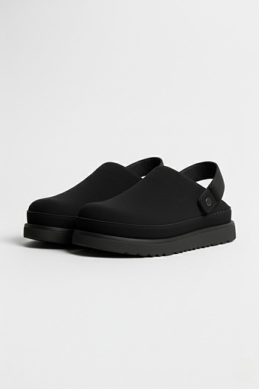 Caurelle | Women's Leather Slippers – Thick Bottom Back Strap Design