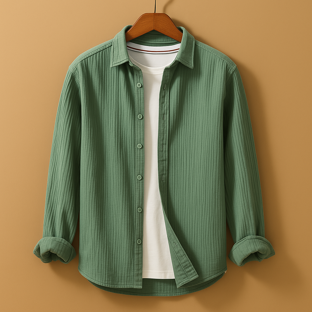 Classic button-down shirt for men | Henry