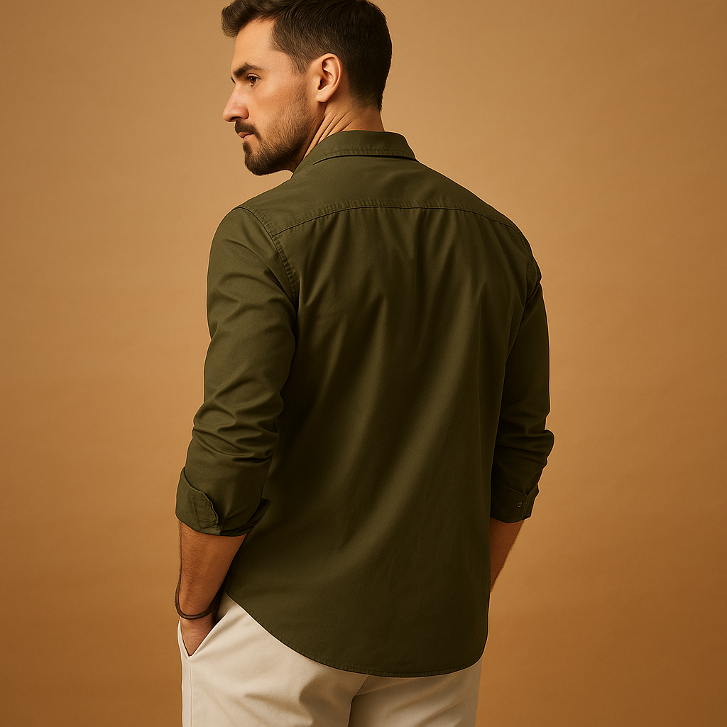 Classic button-up shirt for men | Adrian