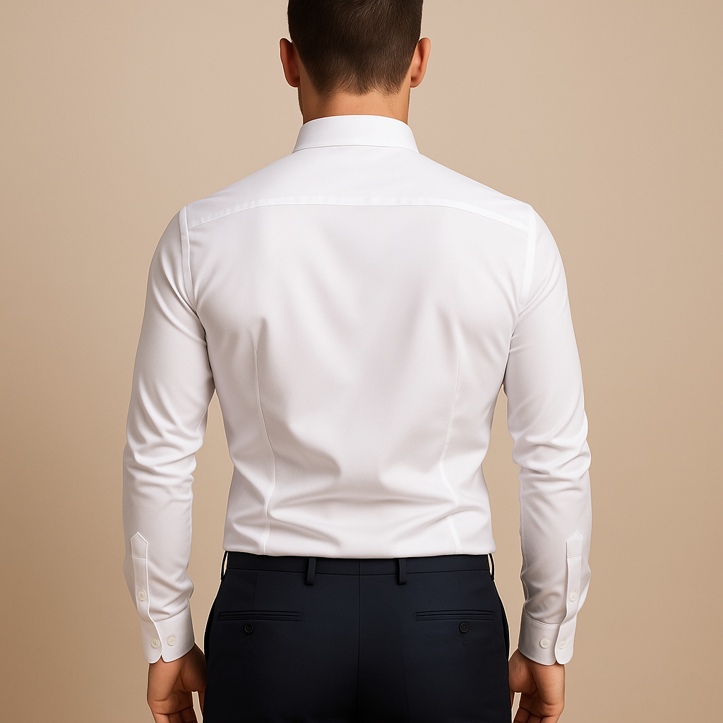 Classic long sleeve button-down shirt for men | Ethan