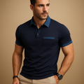 Classic short sleeve polo shirt for men | Adrian