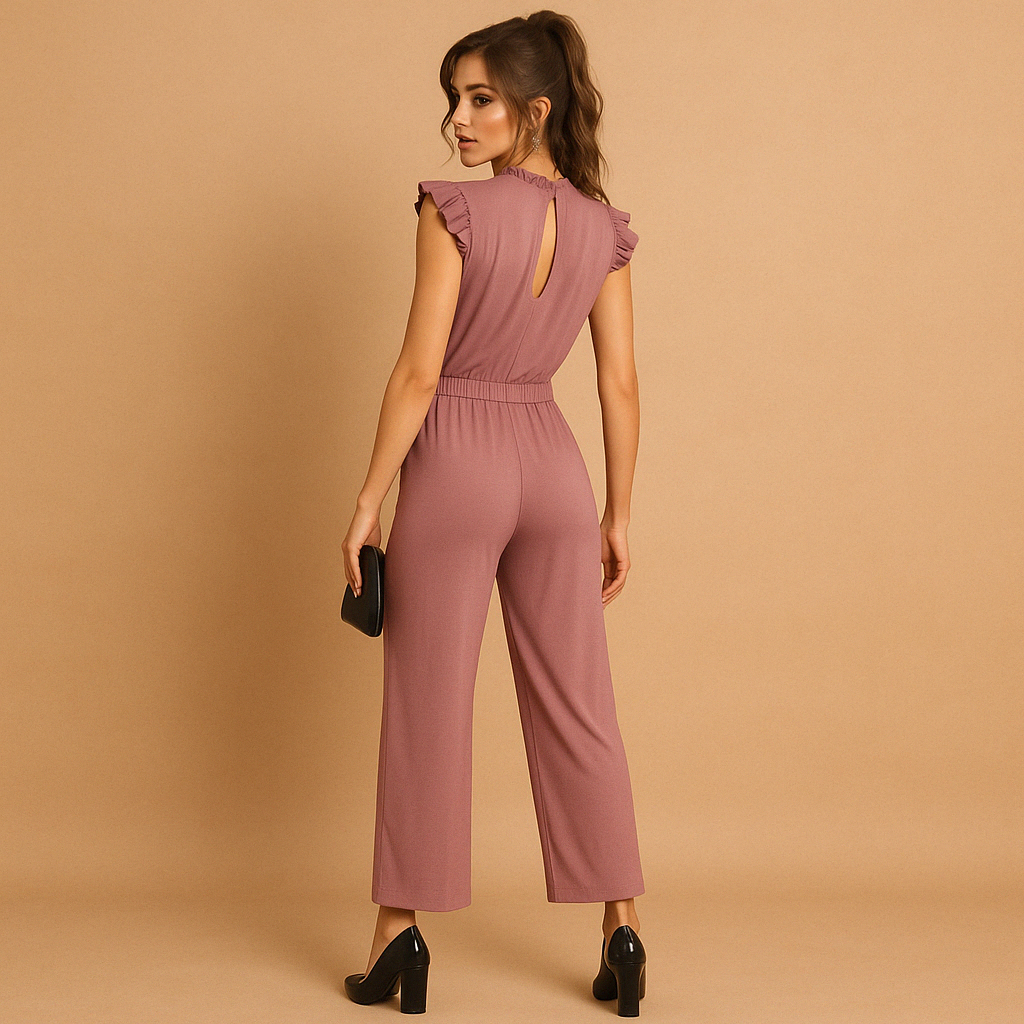 Elegant belted jumpsuit for women | Harper