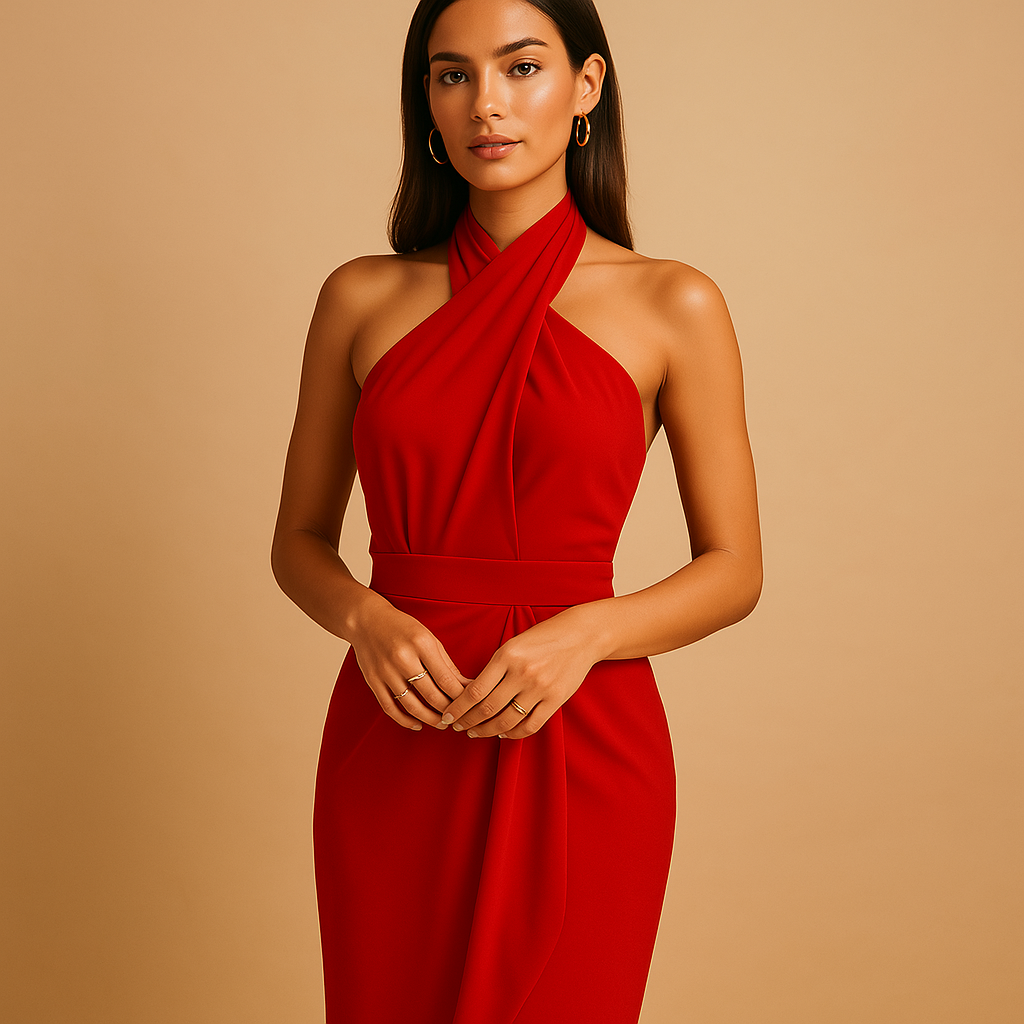 Elegant halter dress for women | Isabelle
