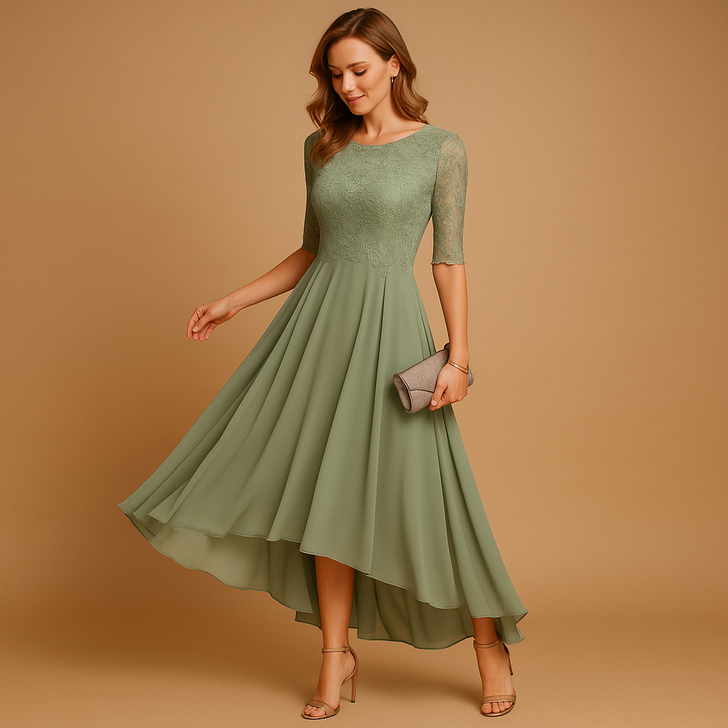 Elegant lace party dress for women | Hazel