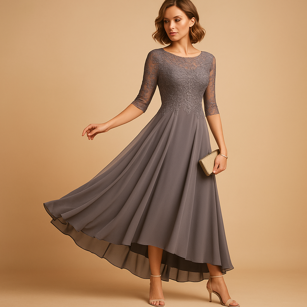 Elegant lace party dress for women | Hazel