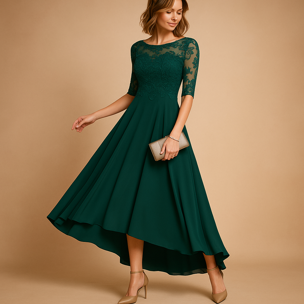 Elegant lace party dress for women | Hazel