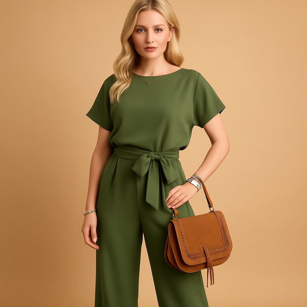 Elegant long-sleeve jumpsuit for women | Aurora