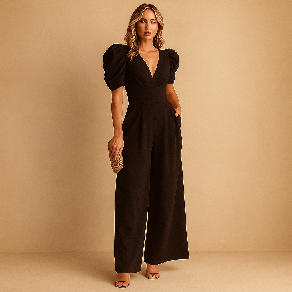 Elegant long tailored jumpsuit for women | Alina