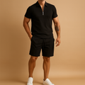 Elegant polo and shorts summer set for men | Marcus