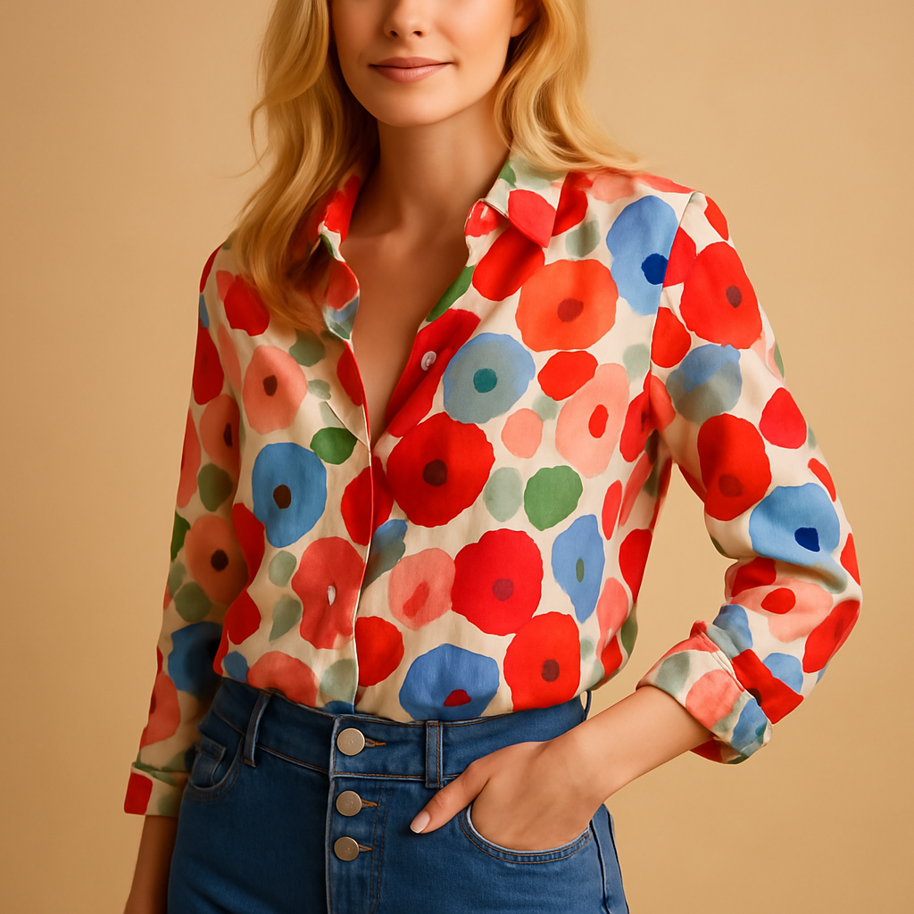 Floral lightweight blouse for women | Harper