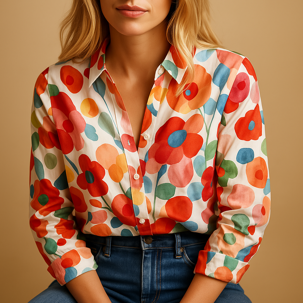 Floral lightweight blouse for women | Harper