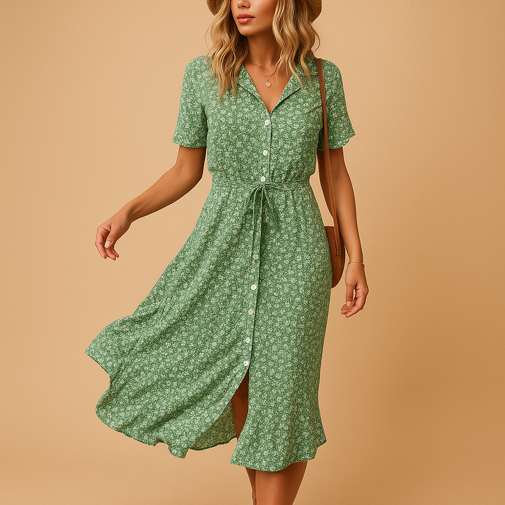 Floral midi dress for women | Grace