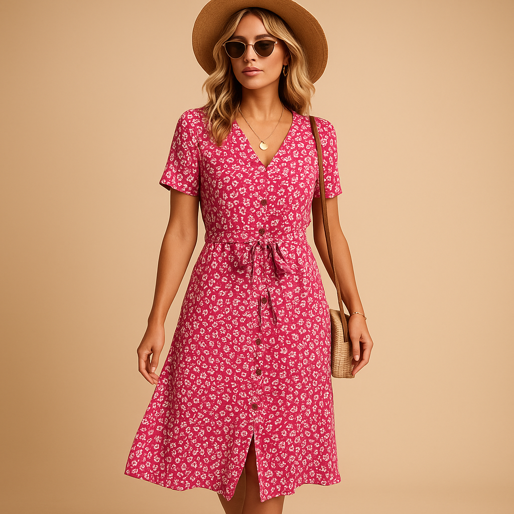 Floral midi dress for women | Grace