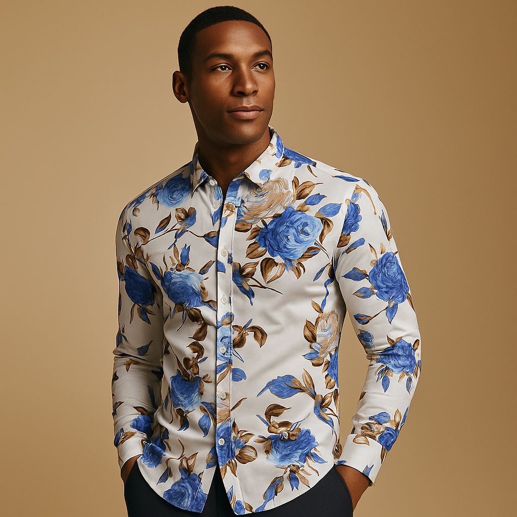 Floral print shirt for men | Adrian