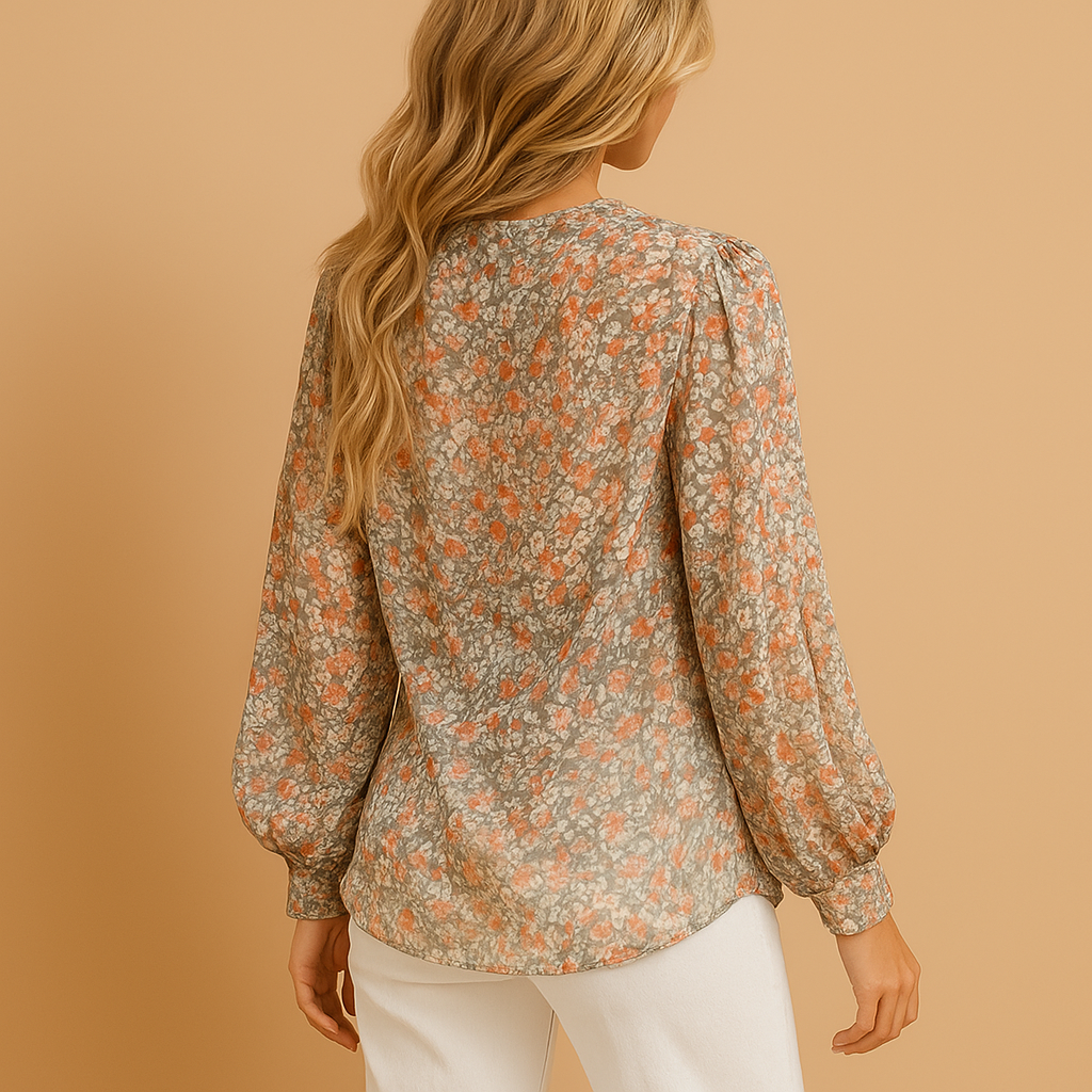 Floral summer blouse for women | Sophie