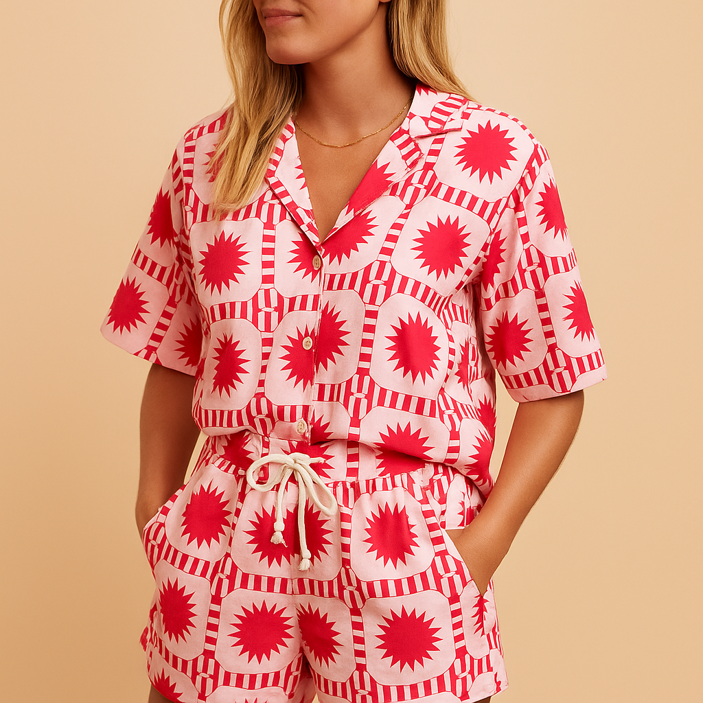 Floral two-piece summer set for women | Daisy