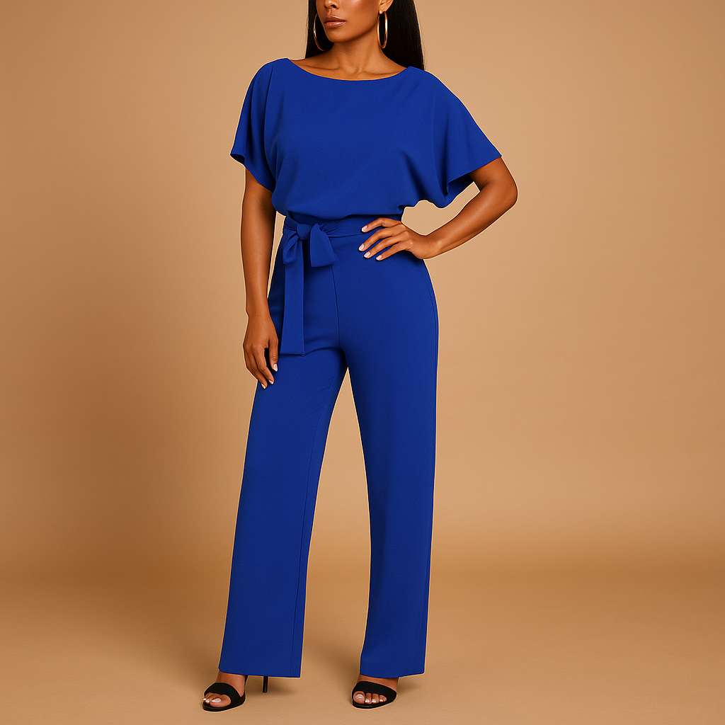 Glitter halter jumpsuit for women | Sienna