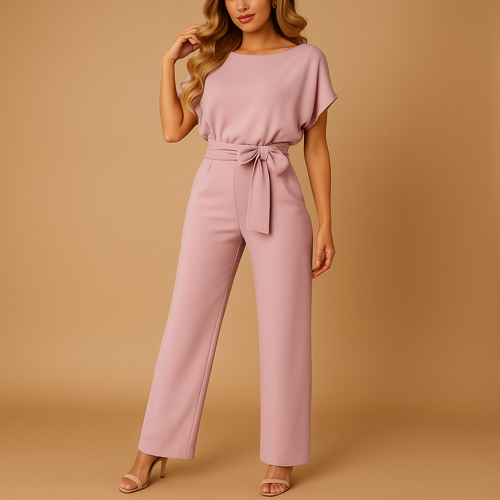 Glitter halter jumpsuit for women | Sienna