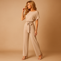 Glitter halter jumpsuit for women | Sienna