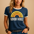 Good Vibes printed T-shirt for women | Layla