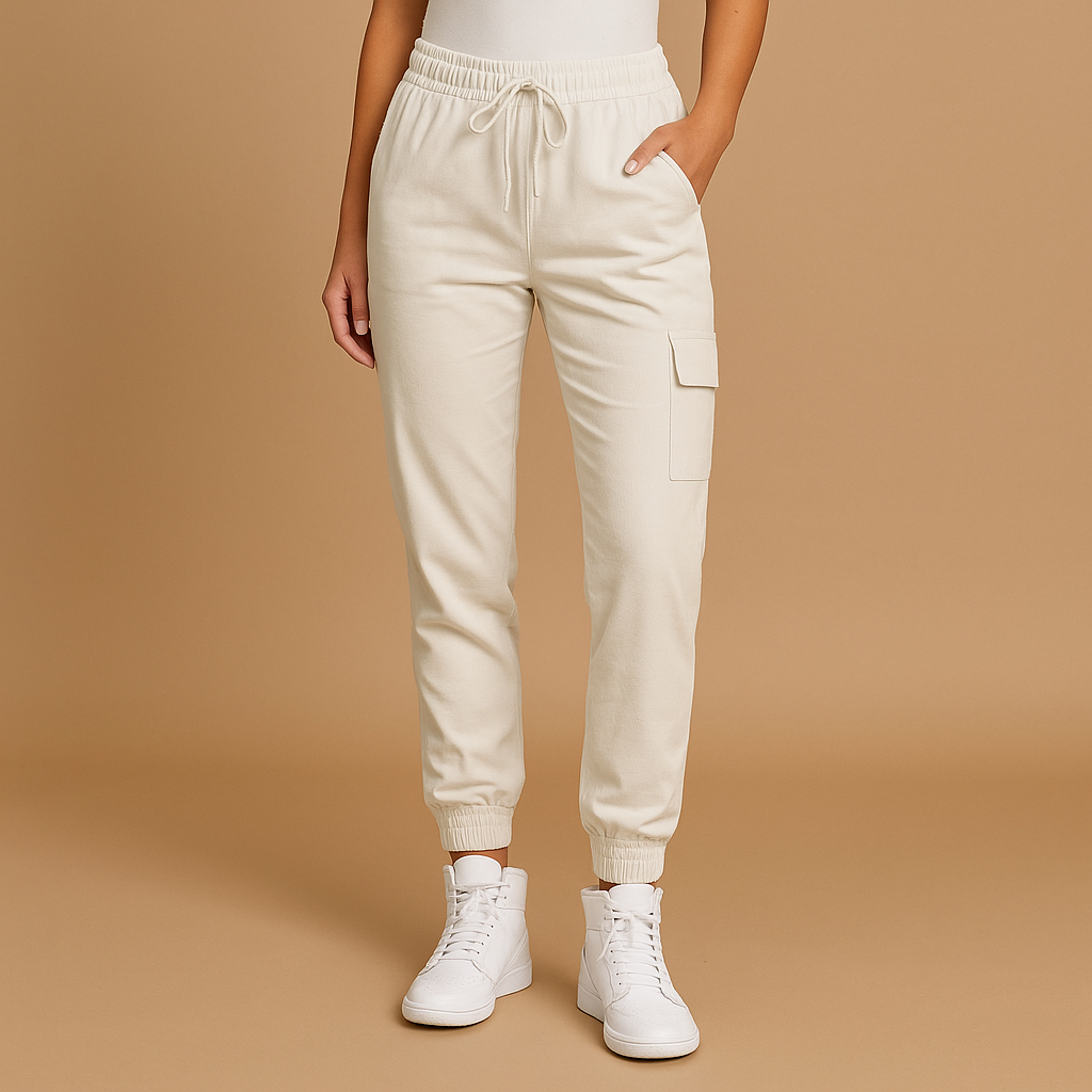 High waist cargo pants for women | Naomi