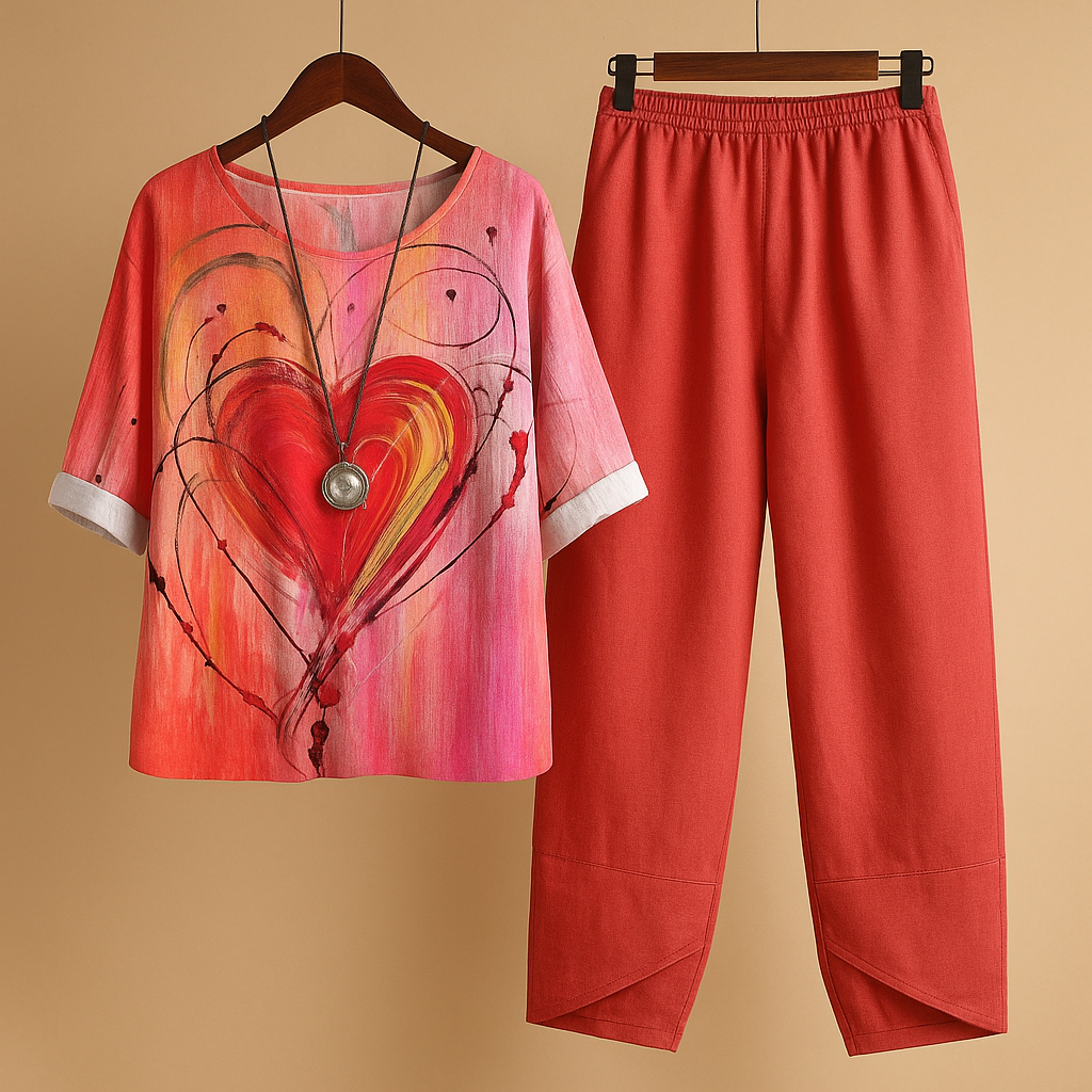 Light two-piece spring and summer set for women | Tessa