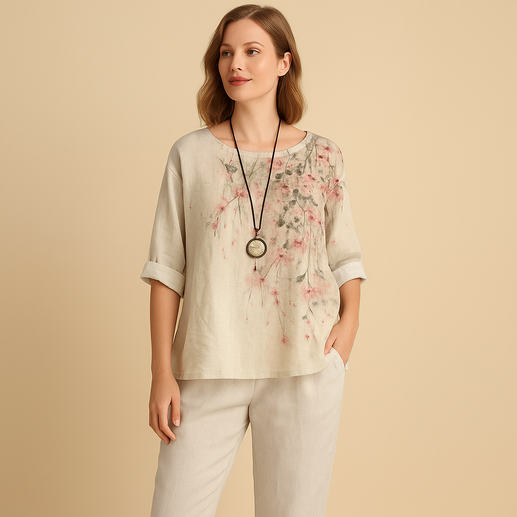 Light two-piece spring and summer set for women | Tessa