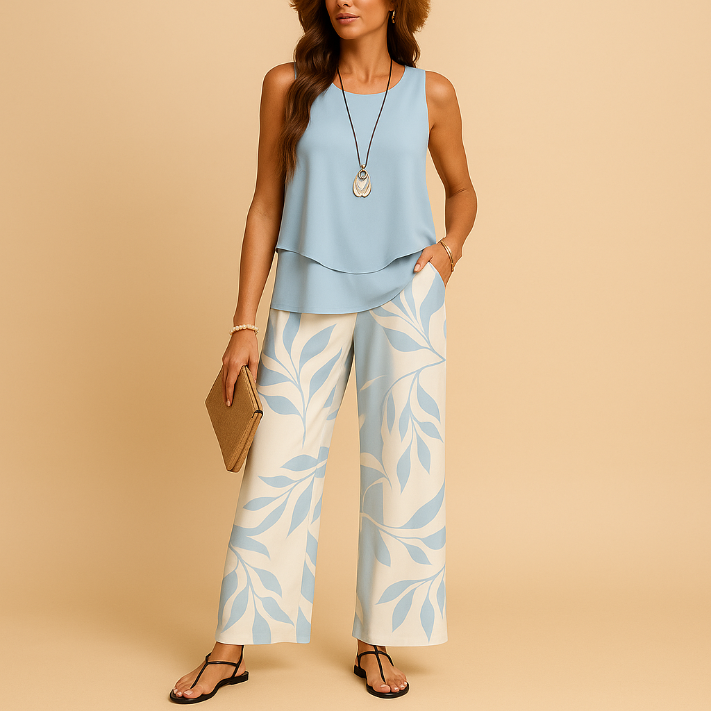 Light two-piece summer set for women | Isla