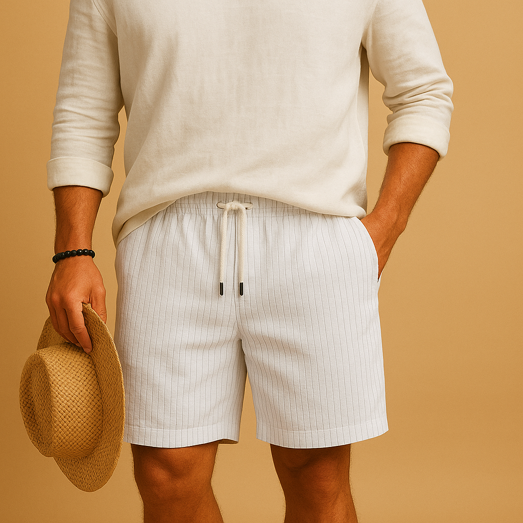 Lightweight summer shorts for men with drawstring waist | Nathan