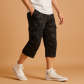 Long cargo shorts for men with breathable cotton | Ethan