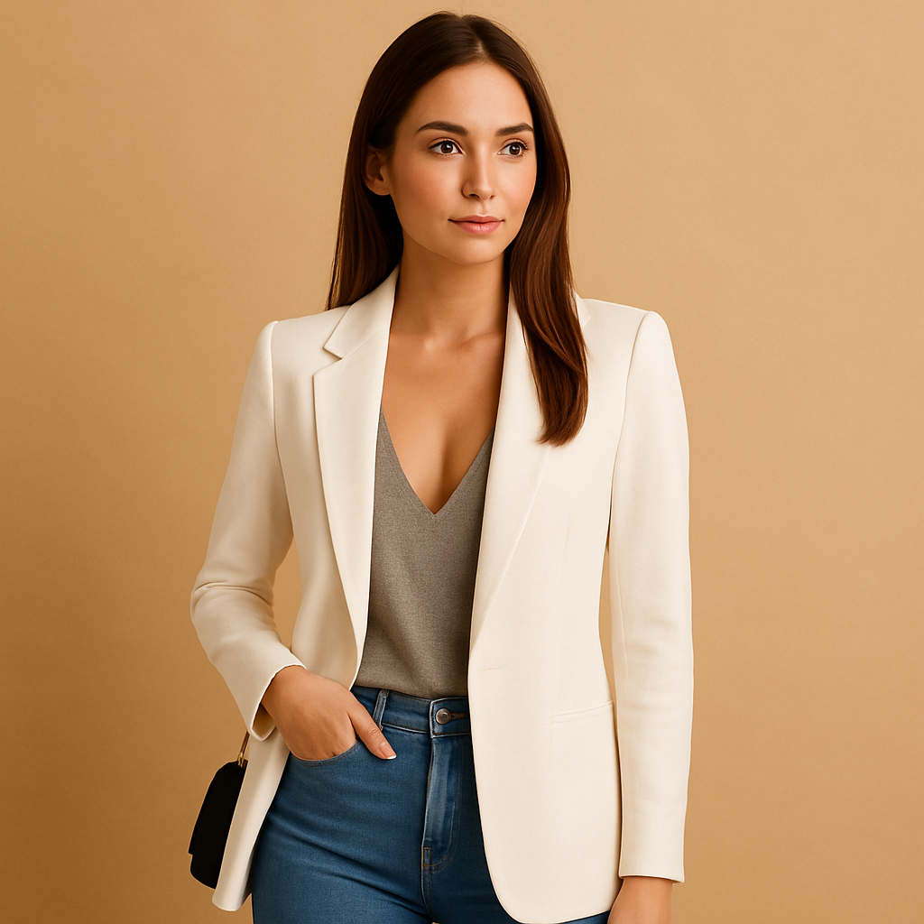 Long elegant blazer for women | Liana