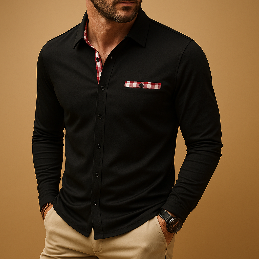 Long sleeve polo shirt for men | Victor