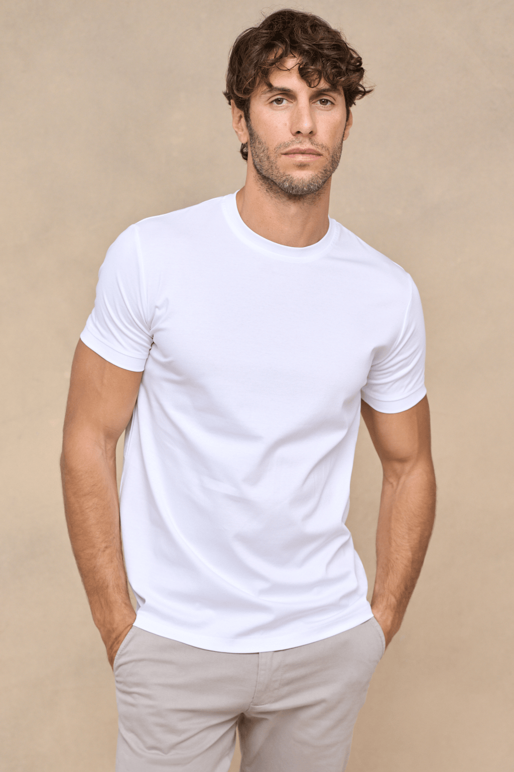 Luxe Mercerised T-Shirt - White
