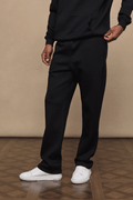 Luxe Straight Leg Jogger - Black