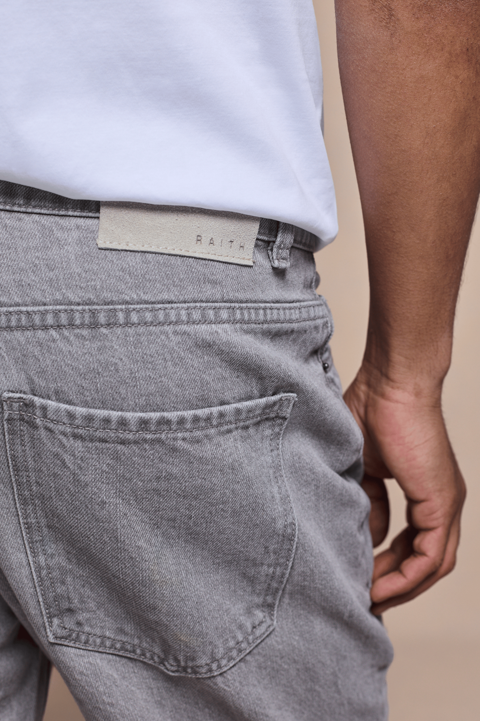 Marco Washed Jean - Stone Grey