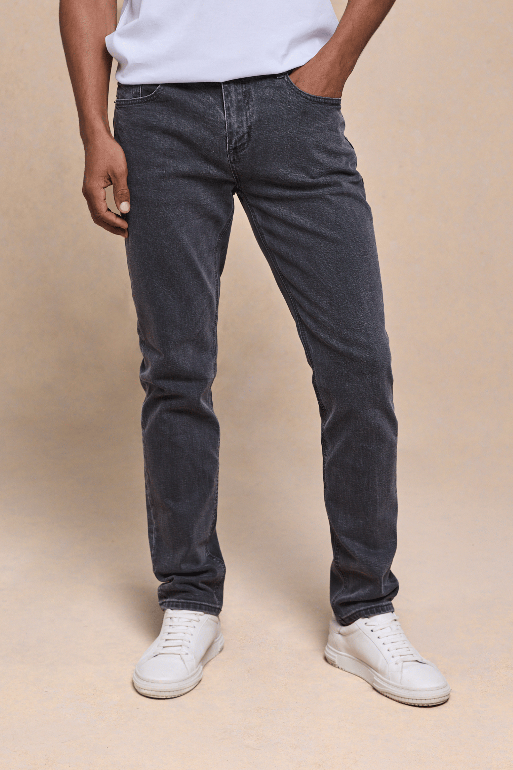 Marco Washed Jean - Washed Grey