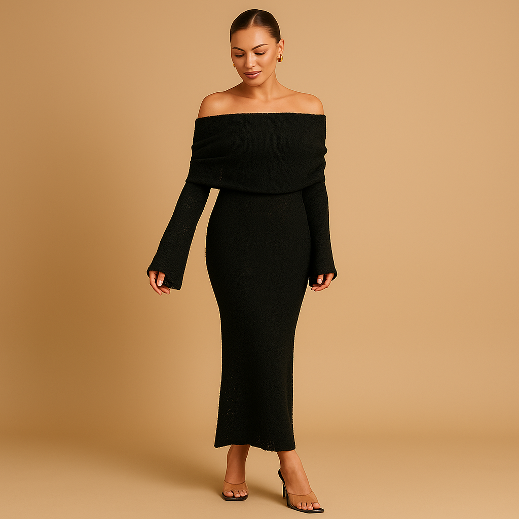 Off-shoulder summer dress for women | Hazel