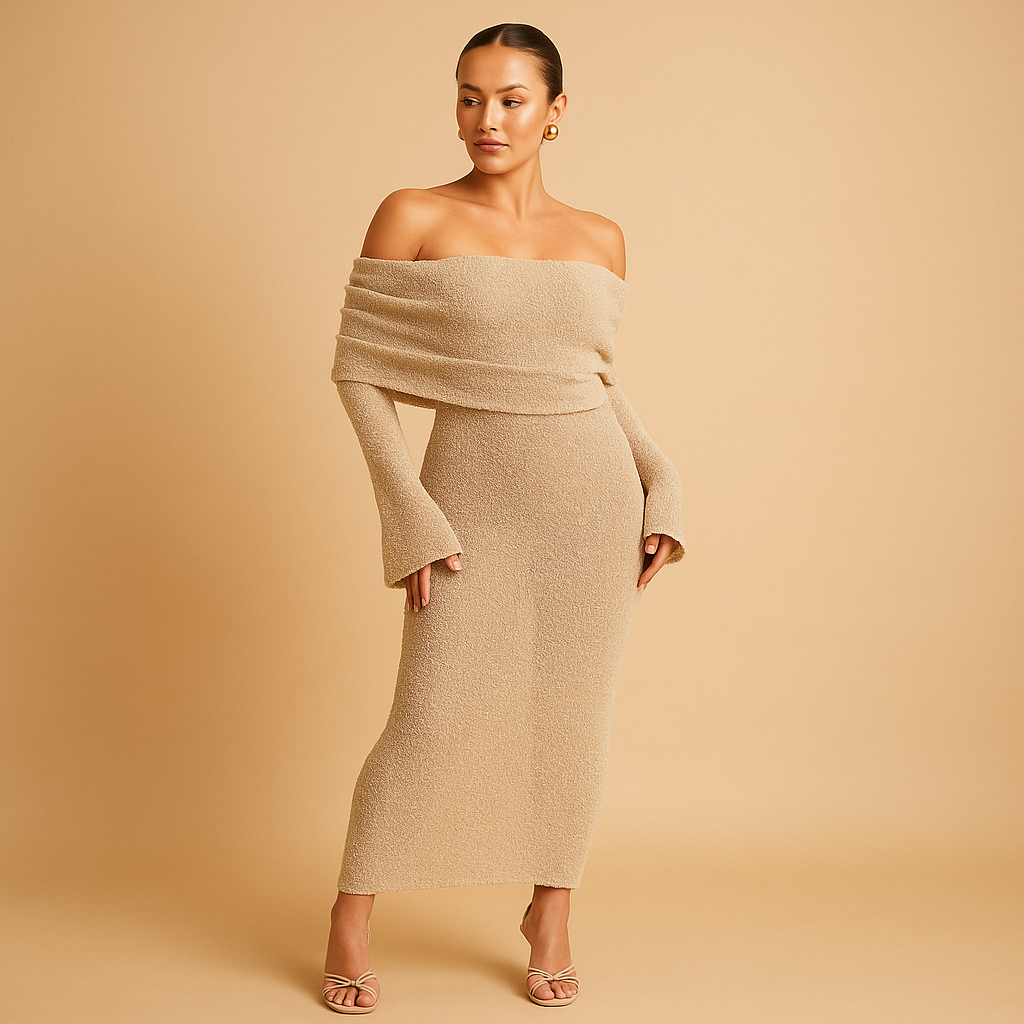 Off-shoulder summer dress for women | Hazel