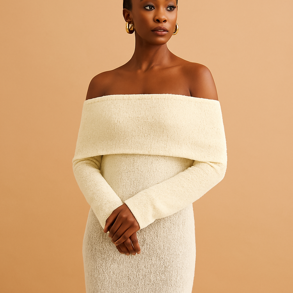 Off-shoulder summer dress for women | Hazel