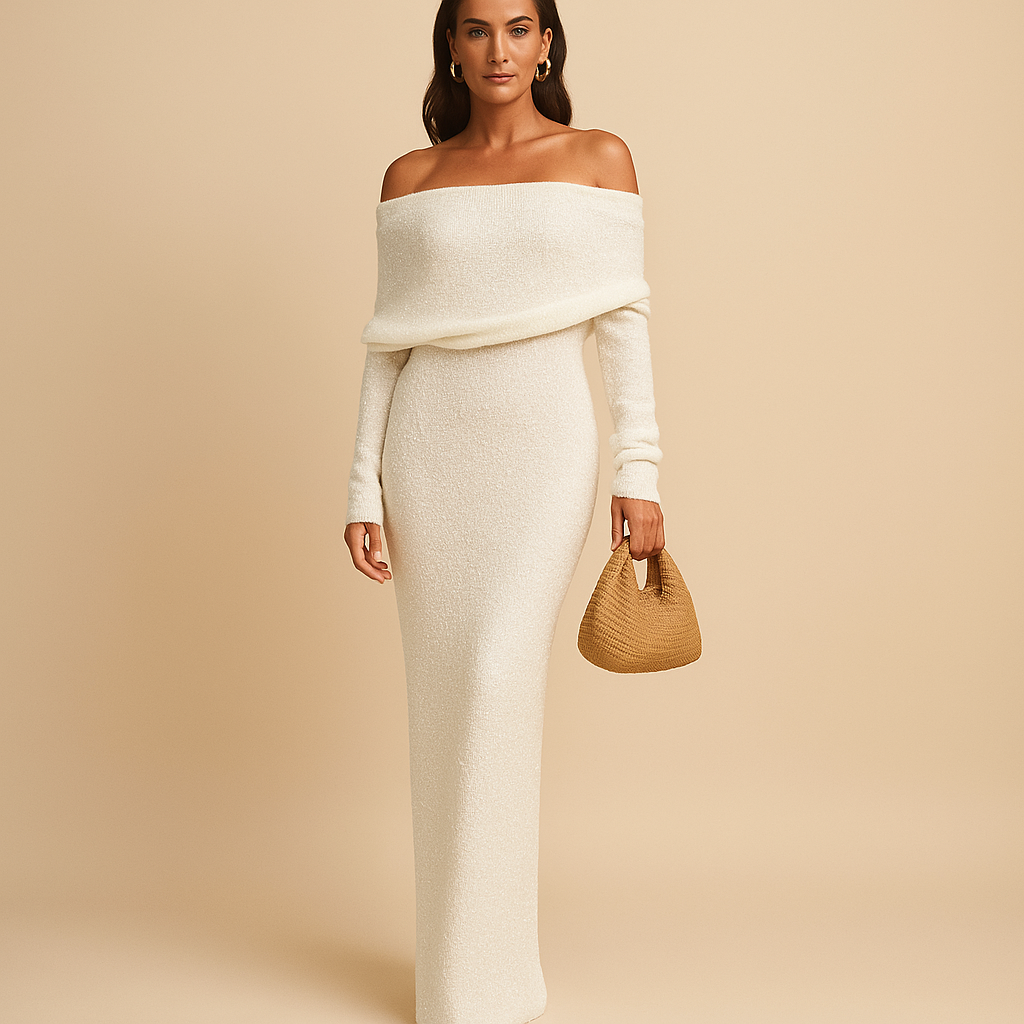 Off-shoulder summer dress for women | Hazel