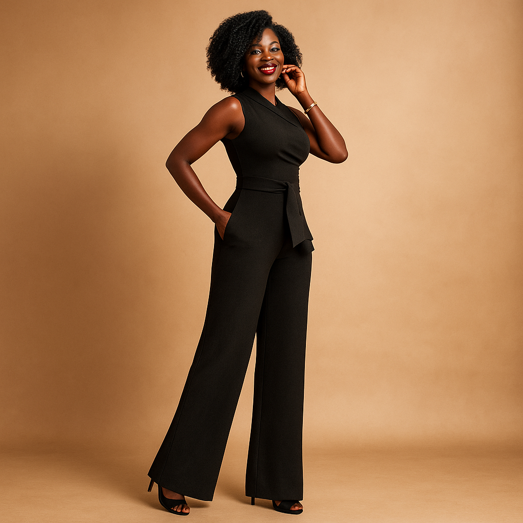 One-shoulder elegant jumpsuit for women | Naomi