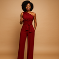 One-shoulder elegant jumpsuit for women | Naomi
