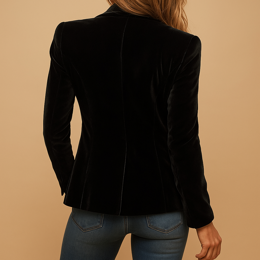 Retro slim-fit blazer for women | Hazel