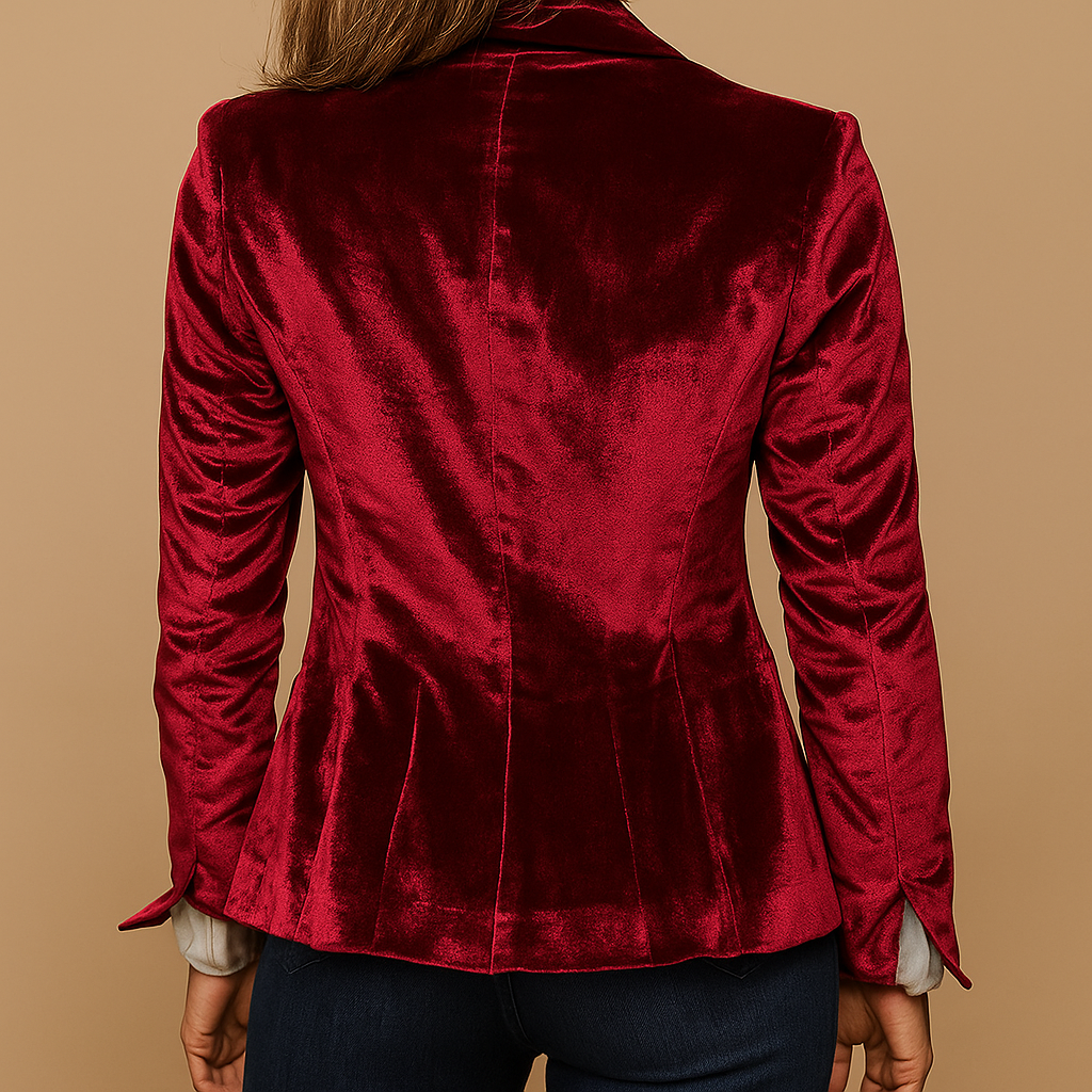 Retro slim-fit blazer for women | Hazel