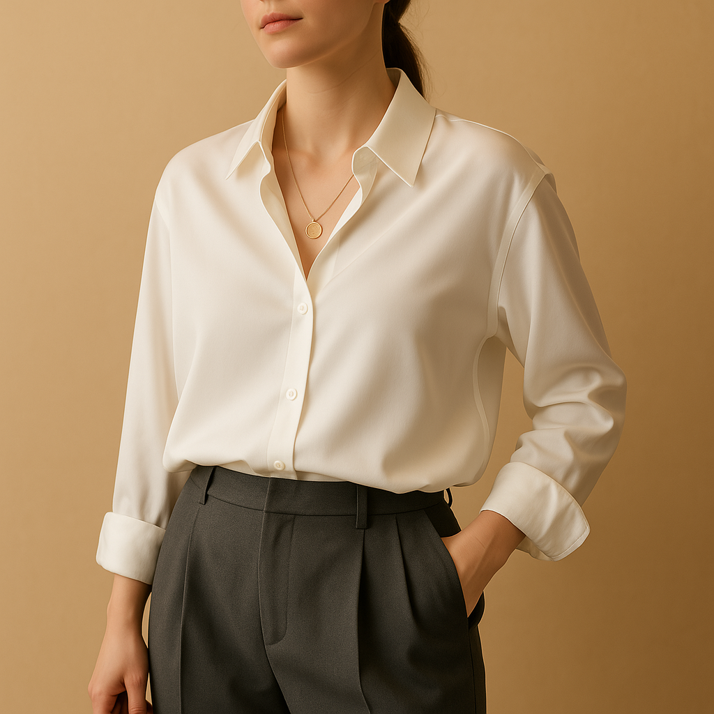 Satin elegant blouse for women | Isla